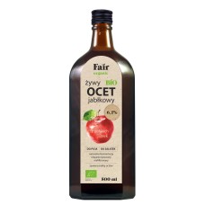 Żywy Ocet Jabłkowy 6.1% BIO – Fair Organic – 500 ML