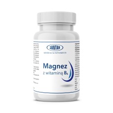 MAGNEZ + WITAMINA B6 90 KAPSUŁEK (60 mg + 1,4 mg) - JANTAR