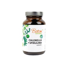 CHLORELLA + SPIRULINA BIO 300 TABLETEK 120 g (400 mg) – BATOM